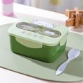 thumbnail image 2 of Bento Lunch Box Microwave Safe Lunch Box, Food Grade Plastic Lunch Box, Leak Proof Lunch Box, Suitable for Office Work, 2 of 6