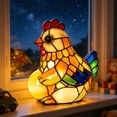 thumbnail image 4 of Tyidzon Veilleuse Oeuf de Poule Style Teinté Résine Alimentée par USB Lampe de Table pour Déco, 4 of 9