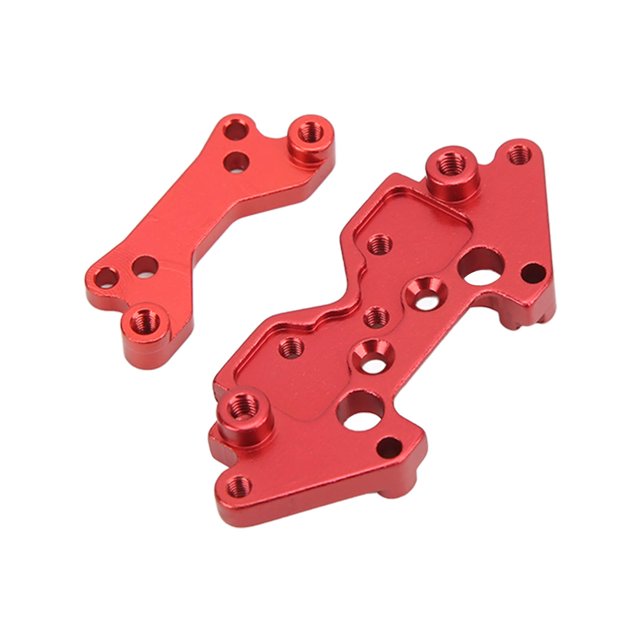 Front Rear Tower, Aluminum Alloy Beautiful Appearance Front Rear Shock Towers Reduce Vibration for HBX 1/18 18859E 18858E 18857E Red