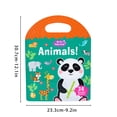 thumbnail image 2 of TopLLC Children's Early Education Portable Quiet Jelly Sticker Book Kindergarten Enlightenment Puzzle Sticker Book Puzzle Sticker Book, 2 of 2