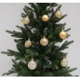 thumbnail image 4 of Holiday Tme, Shatterproof Ornament 50mm,8cts Gold, 4 of 4