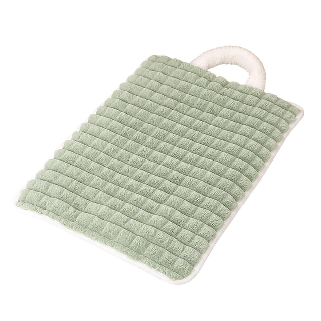 Soft Striped Washable Pet Bed Mat With Hanging Loop Comfortable Kennel Pad For Small Medium Dogs And Cats Ideal For Crate Use