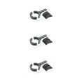 thumbnail image 2 of relayinert Strong Load-Bearing Motorcycle Headlight Bracket With Adjustable And Black Appearance Is Simple 3.8-6cm diameter 3Set, 2 of 6