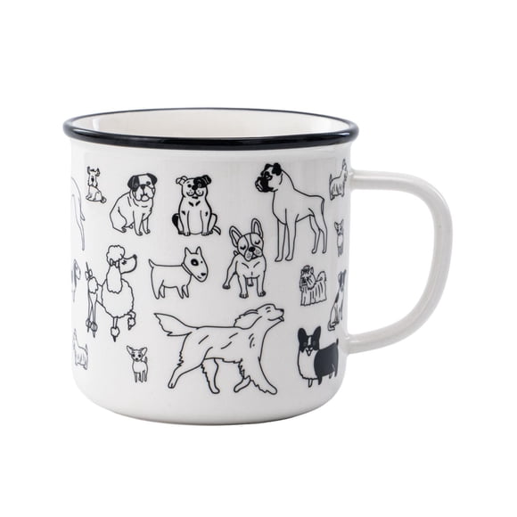 Mainstays Dogs Ceramic Mug, 20.96 oz, 1 Piece