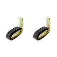 thumbnail image 2 of Transemion Anti Slip Racket Roll Tennis Handle Grip Wrap Tape Black 110x2.5x0.2CM 2Set, 2 of 6
