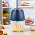 thumbnail image 2 of TIELUTT Mini Food Processor 350ml Compact Kitchen Chopper Efficient Vegetable Meat Grinder Kitchen Aide Handheld Mixer Stand Cake Mixer Timer Kitchen Container Working Remotely Sign Stand Mixer Slidi, 2 of 4