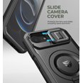 thumbnail image 4 of Dexnor for iPhone 16e Case with Slide Camera Cover & Adjustable Kickstand & Built-in Screen Protector,Compatible with MagSafe Shockproof Bumper Heavy-Duty Magnetic Protective Cover,Black, 4 of 7