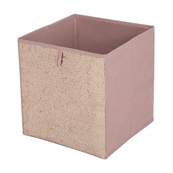 Panier de rangement en tissu Mainstays - Pliable, idéal pour la chambre d'enfant, la salle de jeux, le placard et l'organisation de la maison