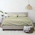 thumbnail image 5 of Linen Market 4 Piece Sheet Set Patterned, California King, Puffed Chevron Sage, 5 of 5