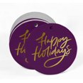 thumbnail image 2 of Inkdotpot Happy Holiday Bottle Tag Real Gold Foil Favor Hang Tags 50 Pack, 2 of 6