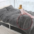 thumbnail image 4 of Soft Warm Shaggy Faux Throw Blanket Sofa Double Bed Blanket, 4 of 6