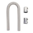 thumbnail image 2 of Stainless Steel, 36 Inch Flexible Radiator Hose Kit With Billet Clamps, Easy Installation, Suitable for Cars, Trucks, and SUVs, Adjustable Hose With 36in Length, 15/8in Diameter,, 2 of 7