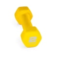 thumbnail image 1 of CAP, 2lb Neoprene Dumbbell, Yellow, Single, 1 of 7