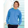 thumbnail image 4 of Jerzees Mens NuBlend Super Sweats Crew Sweatshirt, L, Maroon, 4 of 7