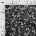 thumbnail image 2 of oneOone Coton Flex Gris Tissu Floral Rétro Tissu Imprimé par la Cour 40 Pouces de Large, 2 of 5