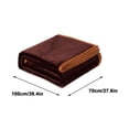 thumbnail image 3 of Flannel Blanket, Super Soft Warm Solid Fleece Blanket Throw Rug Sofa Bedding, 70x100cm Comfortable Machine Washable Velvet Conditioning Blanket Picnic Blanket Easy to Clean, 3 of 5