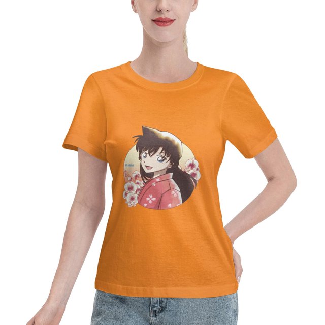 Women's Basic Short Sleeve T-Shirt Detective Conan Moriland