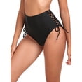 thumbnail image 3 of RELLECIGA Women's High Waisted Reversible Bikini Bottom, 3 of 7