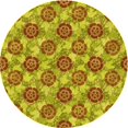 thumbnail image 1 of Ahgly Company Machine Washable Indoor Square Transitional Dark Bisque Brown Area Rugs, 3' Square, 1 of 7