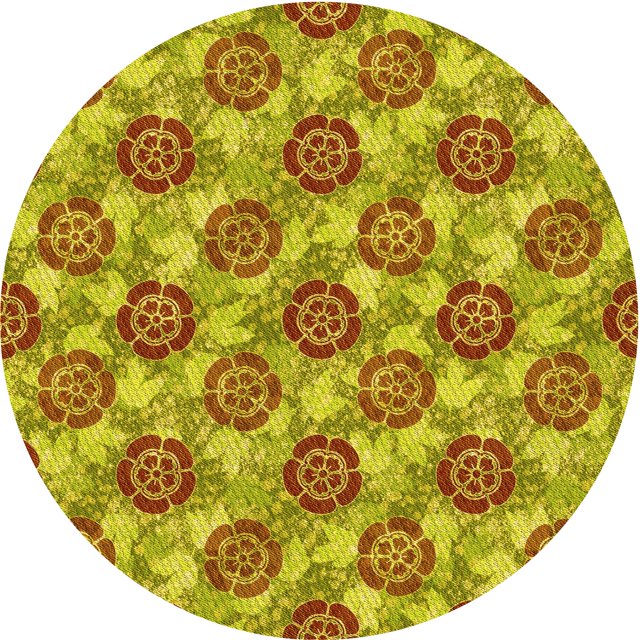 Ahgly Company Machine Washable Indoor Square Transitional Dark Bisque Brown Area Rugs, 3' Square