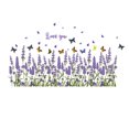 thumbnail image 1 of Unique Bargains Autocollant Mural en PVC Lavande Papillons Imprimés 50 x 70cm, 1 of 1