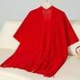 thumbnail image 3 of Cameland Fall Women's Shawl Wrap Poncho Ruana Cape, Cardigan Sweater Open-Front for Spring Fall Winter, 3 of 3
