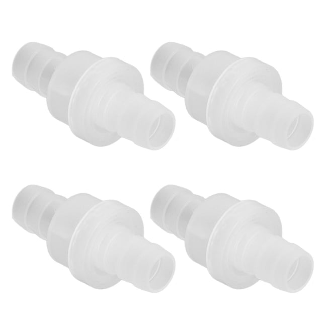 Aquarium Check Valve Air Check Valve 12PCS Aquarium Check Valve Resistance Oil Resistant One Way Air Valve PP Check Valve For Fish Tank Chemical Industry 10mm