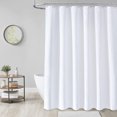 thumbnail image 2 of Rideau de Douche à Texture Gaufrée, Tissu Épais Robuste, Rideaux de Douche pour Salle de Bain, 72l X 72h, 2 of 5