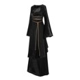 thumbnail image 4 of UPPADA Liquidation Robes d'Invitée de Mariage à Manches Évasées pour Femmes Robe de Cocktail Chic Robes de Bal d'Hiver Robes de Cocktail Formelles Robe vintage pour Thé, 4 of 7