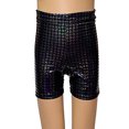thumbnail image 2 of Youth Stylish Clothes Loose Ripped Sweatpants Block Three Point Shorts Sequin Children Adult Dance Pants Practice Shorts Attend Shows And Events, 2 of 4