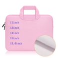 thumbnail image 2 of Liquidation! Sac à Main d'Ordinateur Portable de Mode pour la Maison en Suède Rose 13 Pouces, 2 of 7