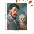 thumbnail image 3 of Qisvanset Man Holding Skull Canvas Print 12x16 Inch Gallery Wall Art, 3 of 8