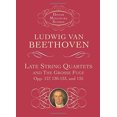 thumbnail image 4 of Late String Quartets and the Grosse Fuge, Opp. 127, 130-133, 135 (Dover Partitions Miniatures), 4 of 4