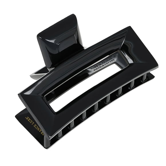 France Luxe Tammy Jaw Hair clip for women Black strong hair clip for thick hair acetate and metal spring