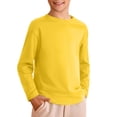 thumbnail image 2 of Yammkia T-Shirts pour Garçons T-Shirts à Manches Longues pour Garçons T-Shirts à Col Rond pour Enfants Hauts Décontractés Tees Taille 5T 6T (Jaune, 5-6 Ans), 2 of 4