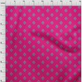 thumbnail image 3 of oneOone Polyester Lycra Fabric Floral Block Print Sewing Fabric BTY 56 Inch Wide, 3 of 4