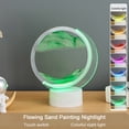 thumbnail image 1 of USB Streaming Sand Painting Night, Three-Dimensional Painting, Decorative Home Gifts Bedside Ambient Sand Painting LED Table Lamp(5ML), 1 of 6