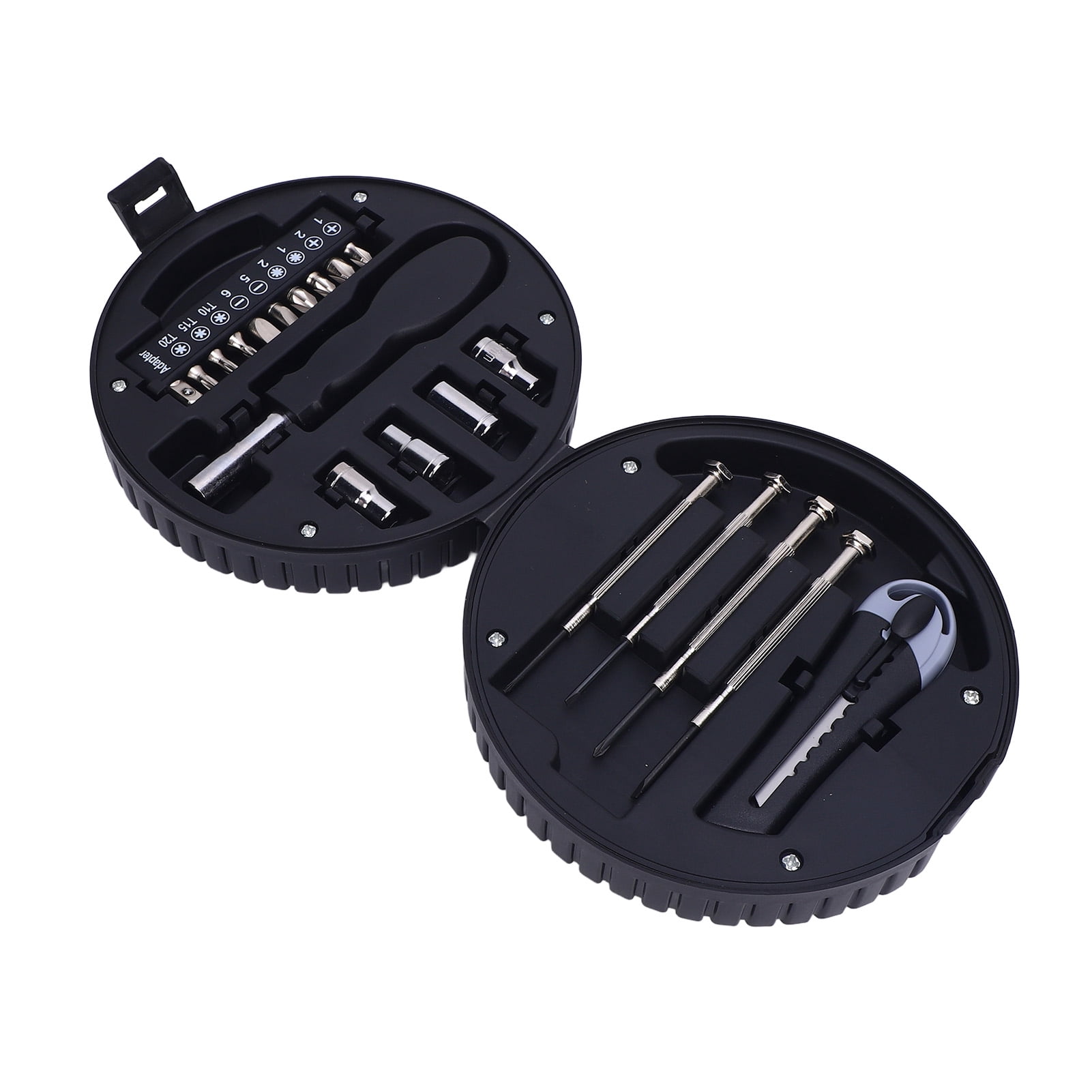 Tire Shaped Home Hardware Set, 20Pcs Tire Shaped Tool Set Sturdy Enhanced Efficiency  for Electronic Maintenance