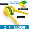 thumbnail image 2 of Presse-agrumes 2-en-1 Citron-Lime - Presse-Agrumes à Main Presse-Citron, 2 of 5