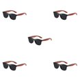 thumbnail image 3 of Decodeary Protection Wooden Fashion Colorful Lens Options Lightweight Frame black 5Set, 3 of 6