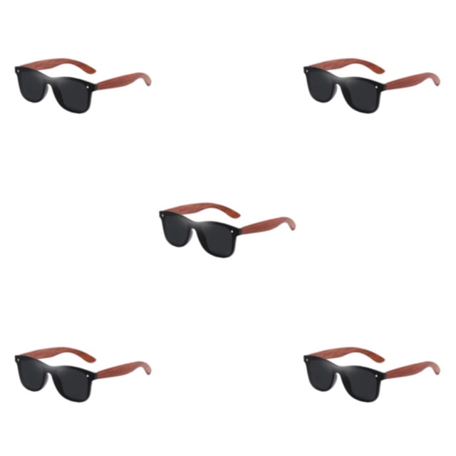 Thinsony Lightweight Frame Protection Fashionable Comfortable Fit Colorful Lens Options Unisex black 5Set
