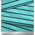 thumbnail image 3 of Soimoi Cotton Duck Fabric Stripe Block Printed Fabric 1 Yard 56 Inch Wide, 3 of 3