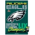 thumbnail image 1 of Logo de l'équipe NFL Philadelphia Eagles - Super Bowl LIX, 1 of 4