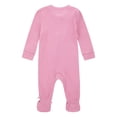 thumbnail image 4 of Huggies® Baby Girls' Layette Organic Cotton Ruffled Footed Coverall, 4 of 5