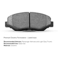 thumbnail image 4 of R1 Concepts Front R1 Concepts Ceramic Series Brake Pad With Rubber Steel Rubber Shims, 4 of 4
