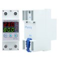 thumbnail image 1 of SVP 916 Adjustable Voltage Protector, Overvoltage Undervoltage Protection with Voltage Display, for 100 130VAC 40A 63A 80A Power Supply, 1 of 7