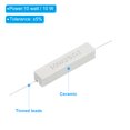 thumbnail image 3 of Unique Bargains 5Pcs 25 Ohm Resistors, 10W Ceramic Cement Resistor Power Cement Resistor Kit Tolerance 5% for Power Adapters Audio, 3 of 4