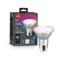 thumbnail image 1 of Ampoule à DEL, Wi-Fi Smart de 6,5 W à lumière RVB blanche intensité variable ajustable activé par la voix, Energy Star, format PAR20, base E26, 1 of 8