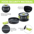 thumbnail image 2 of Camping Cooking Set Camping Cookware Set 16pcs Camping Pot pan Set Nesting Camp Cook Set Camping&Hiking cookware Camping Backpacking Pans Set, 2 of 7