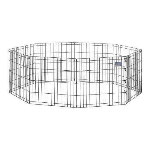 Midwest Black Exercise Pen 42 Inch 8 Panels ( No Door)